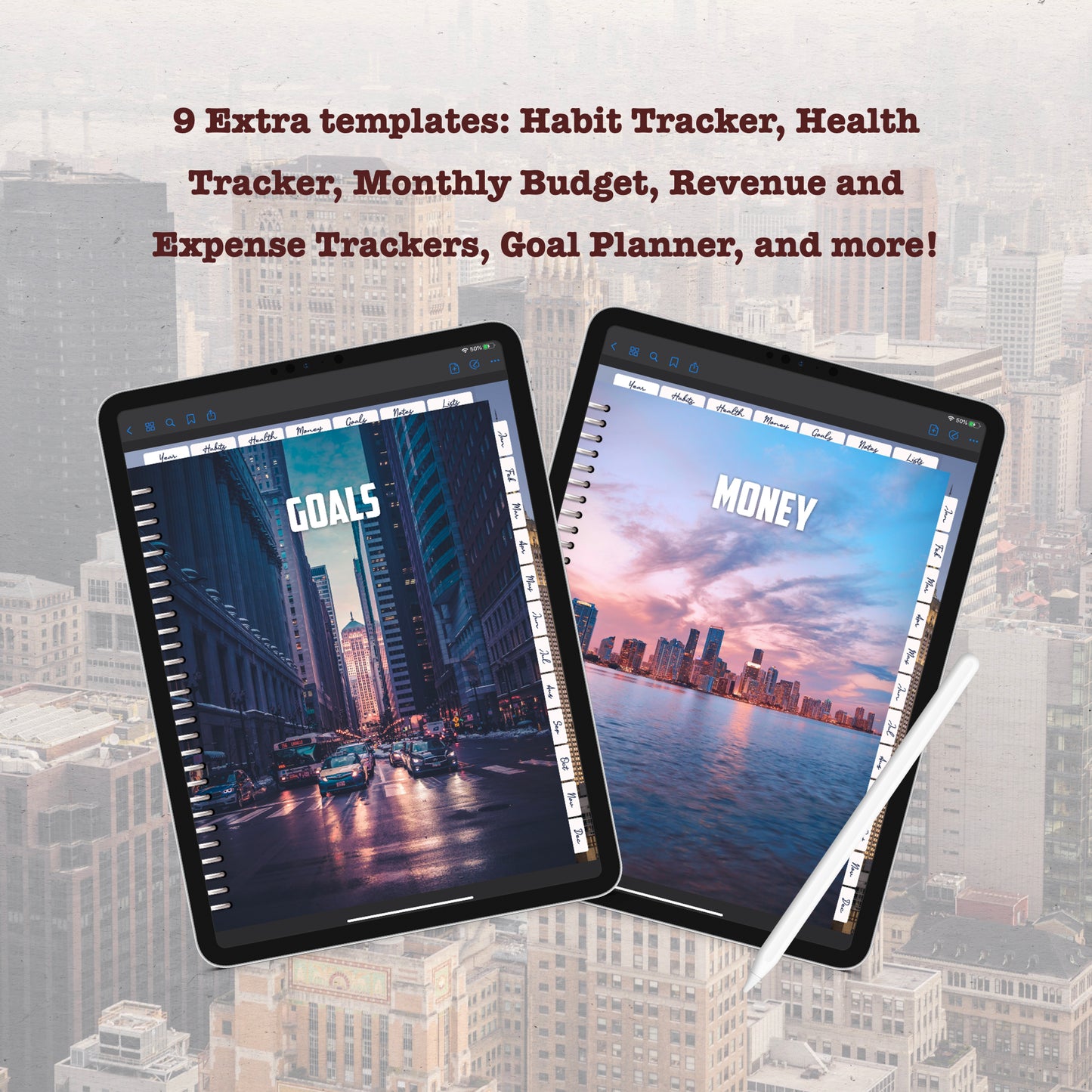 City Digitial Planner - Instant Download