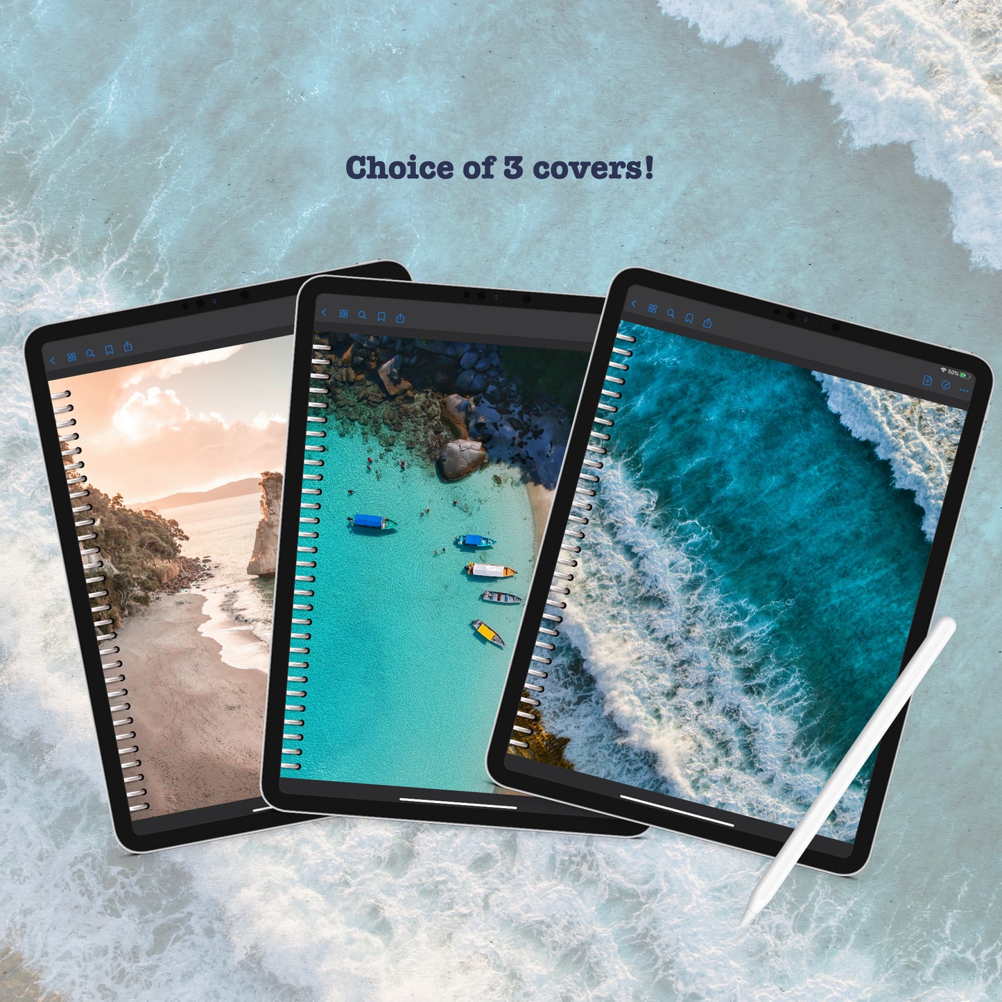 Beach Digital Planner - Instant Download
