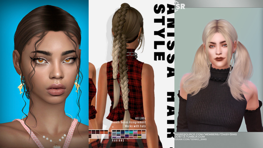 Sims 4 Hair CC: 5 Beautiful Tied Hairstyles to Upgrade Your Sims
