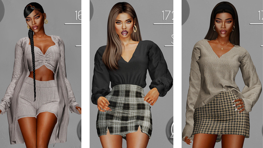5 Outfit CCs for The Sims 4 – Stylish Custom Clothing Sets for Female Sims