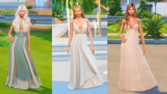 5 Gorgeous Long Dress CCs for The Sims 4 – Stunning Custom Content for Female Sims