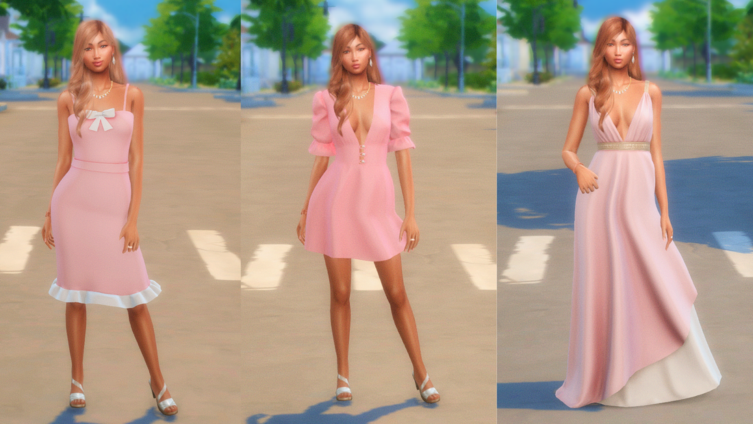 5 Lovely Pink Dress CCs for The Sims 4 – Adorable Custom Content for Female Sims