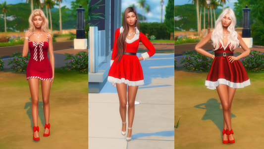 Christmas Outfit CCs for The Sims 4 (Festive Custom Content)