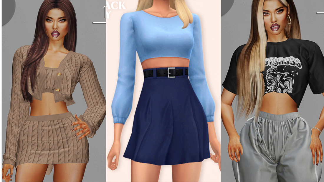 5 Outfit CCs for The Sims 4 – Stylish Custom Clothing Sets for Female Sims