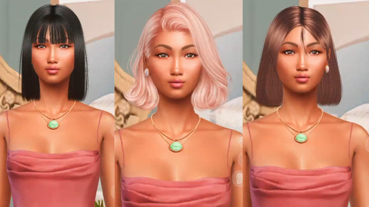 4 Cute & Stylish Short Hair Custom Content (CCs) for The Sims 4