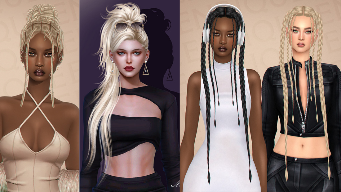 5 Elegant Tied Hair CCs for The Sims 4 – Must-Have CAS Hairstyles