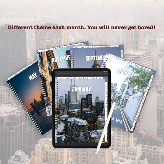 City Digitial Planner - Instant Download