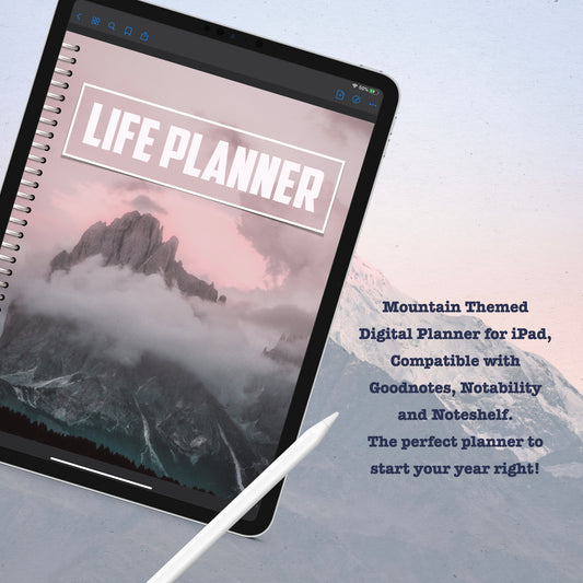 Mountains Digital Planner - Instant Download