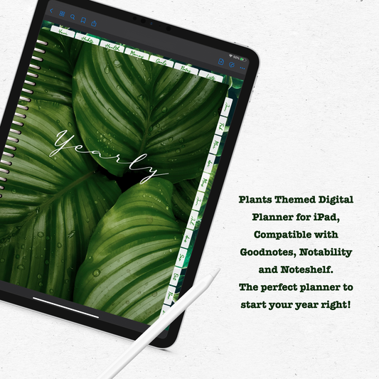 Plants Digital Planner - Instant Download